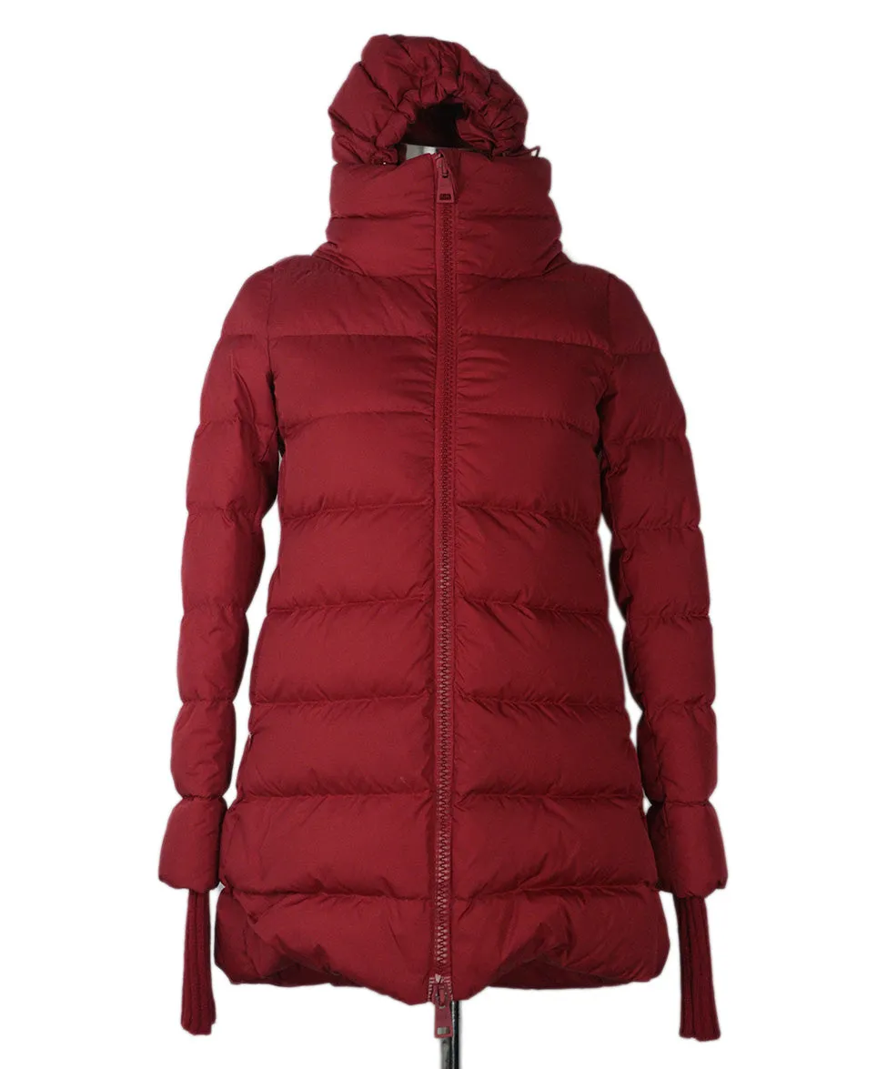 Herno Red Down Coat sz 4