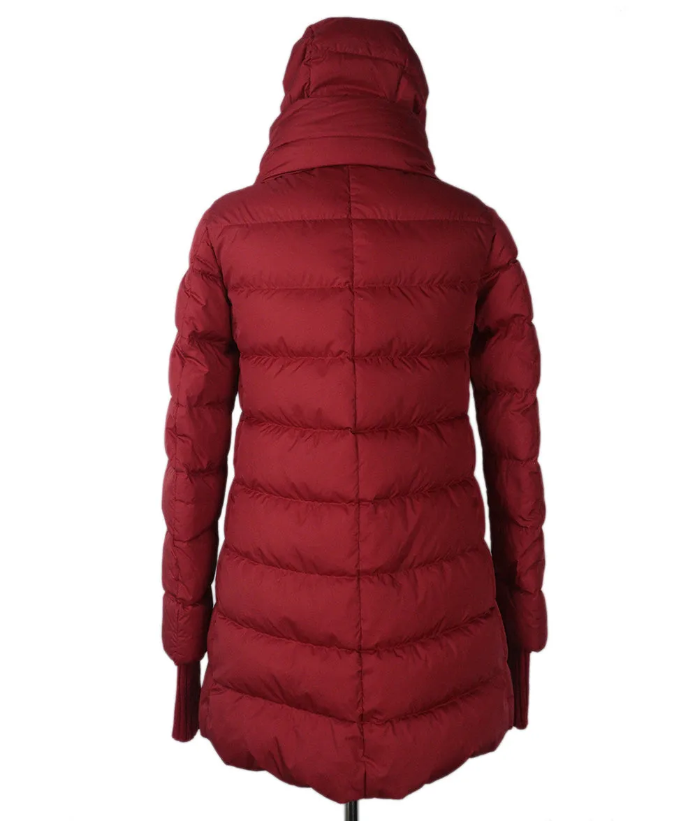 Herno Red Down Coat sz 4