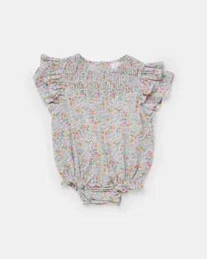 Indie Romper - Ditsy Meadow