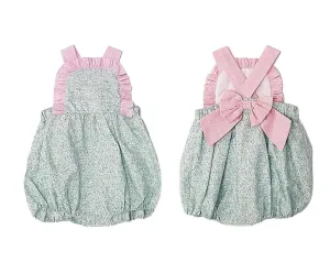 Isabella Blue & Pink Romper