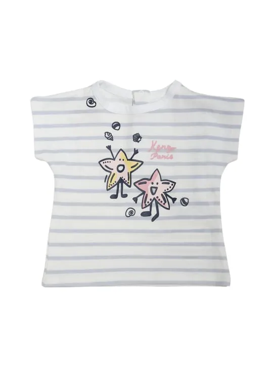 Kenzo Kids   Cotton blend romper w/ t-shirt 