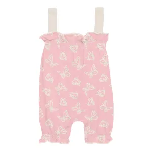 Kickee Pants Gathered Romper - Lotus Butterfly