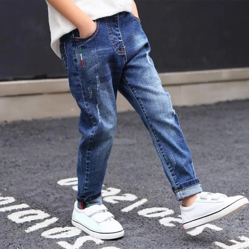 Kids Boys Jeans Clothes Children Wears Denim Casual Infant Pants - BJN0113