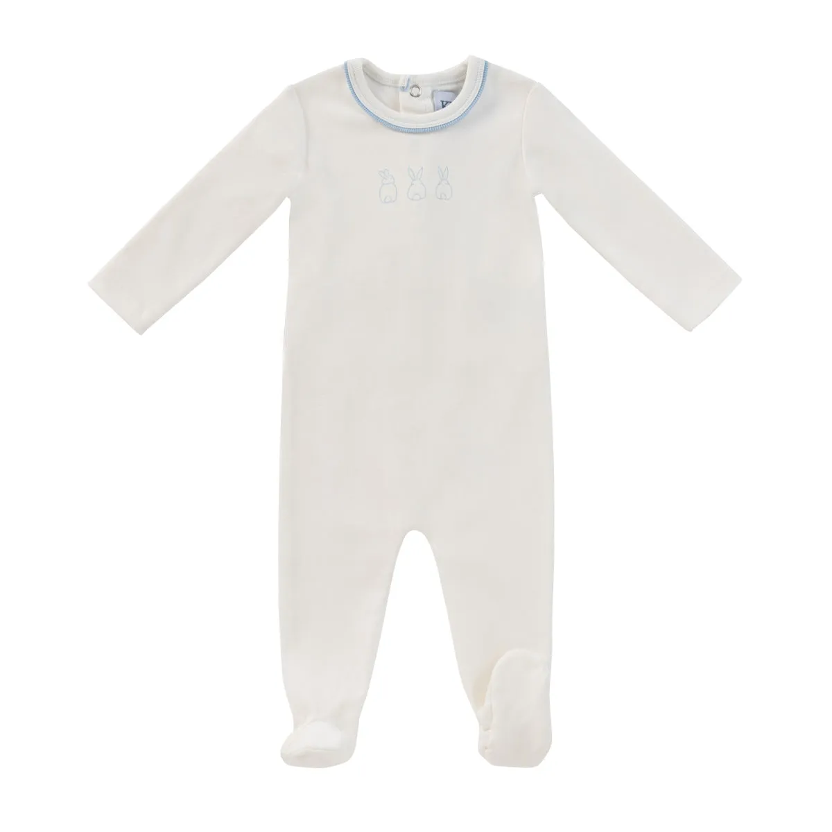 Kipp Baby Blue Bunny Romper