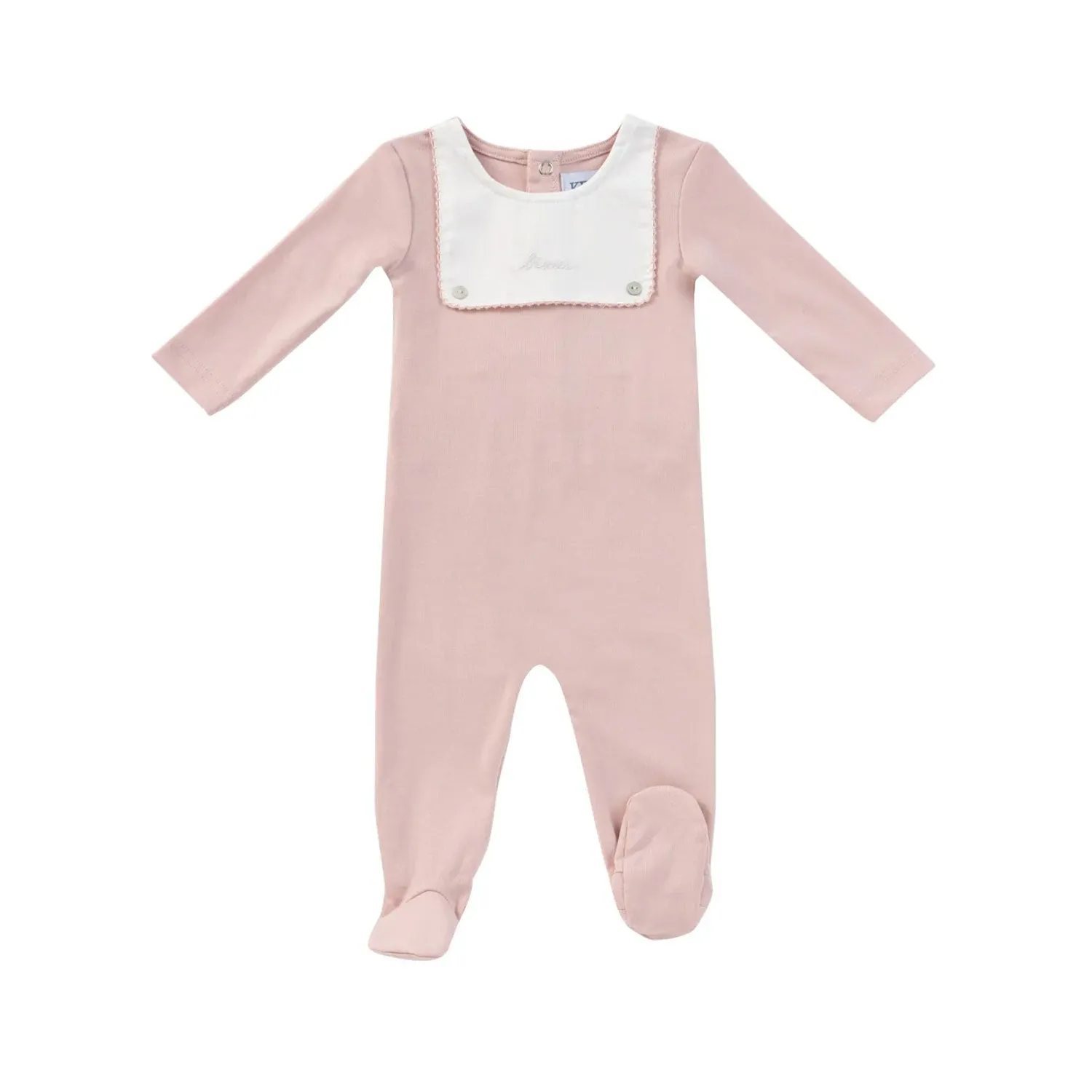 Kipp Baby Pink Bib Footie