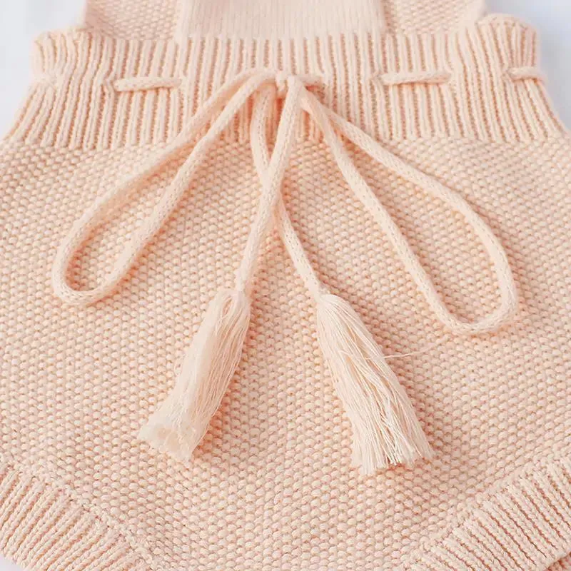 Knitted Romper For Baby Girl