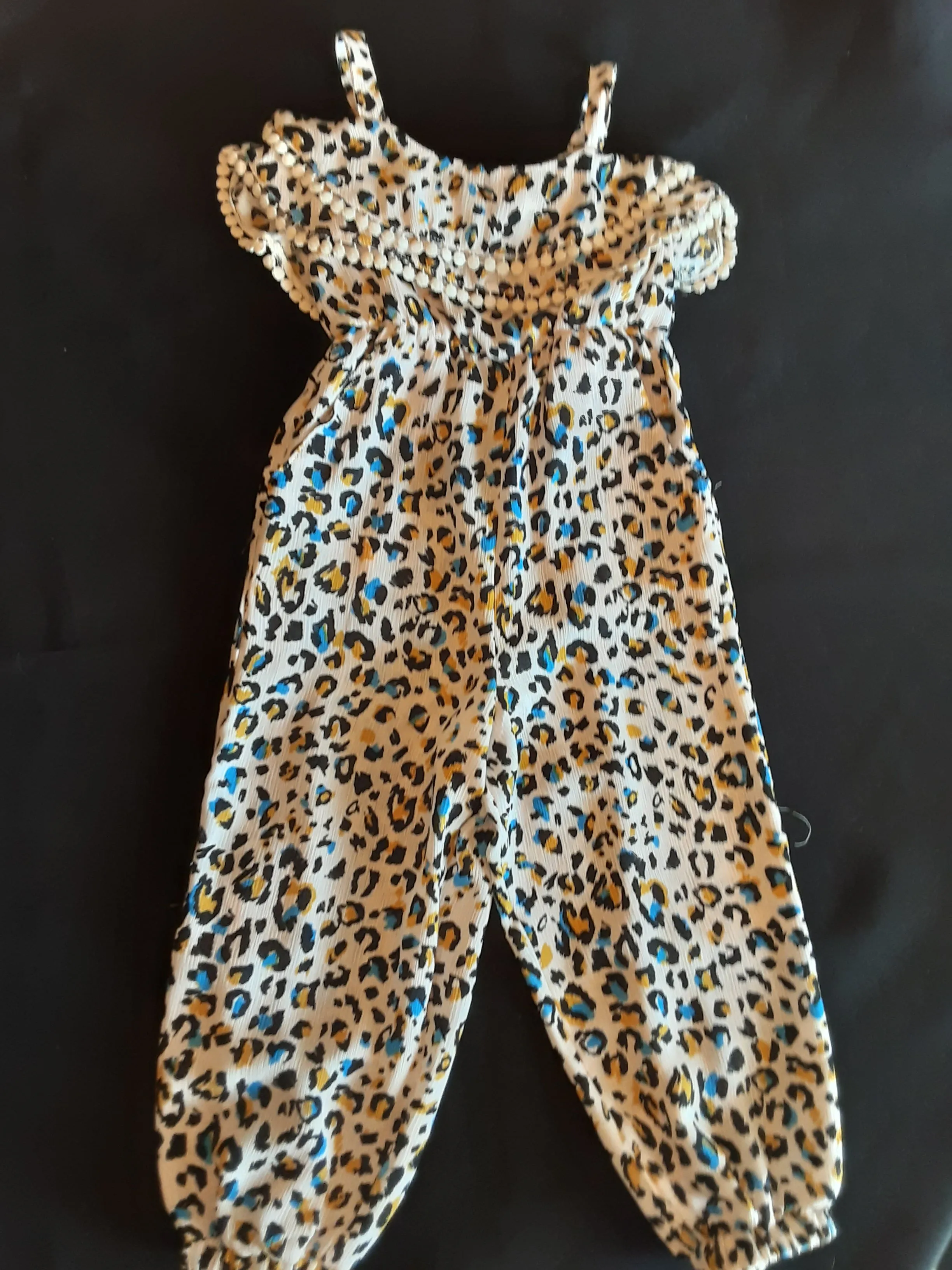 Leopard Long Romper Toddler