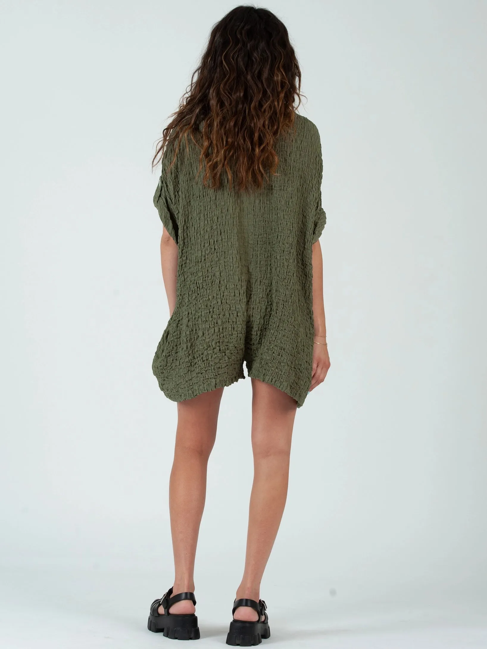 Lucca Liv Textured Boho Romper