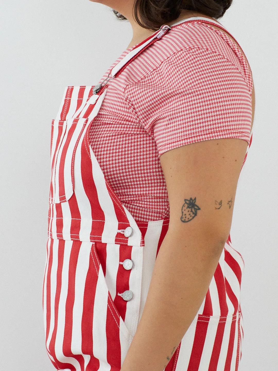 Lucy Overall - Pomodoro Stripe