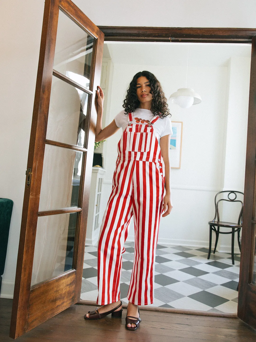 Lucy Overall - Pomodoro Stripe