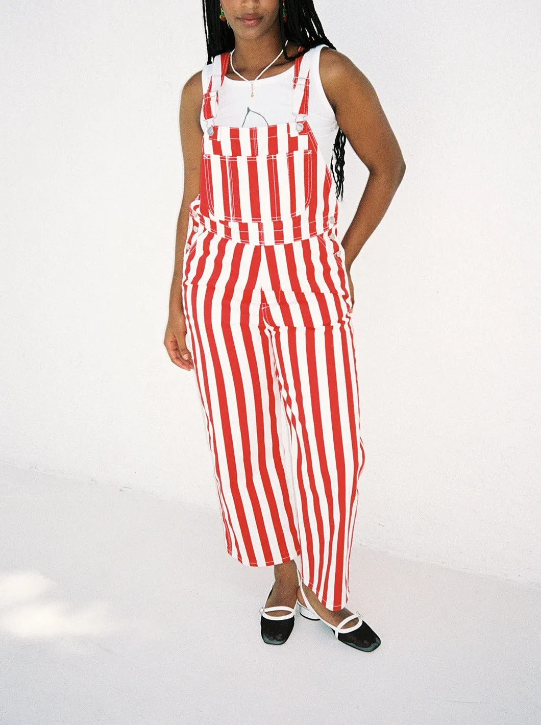 Lucy Overall - Pomodoro Stripe