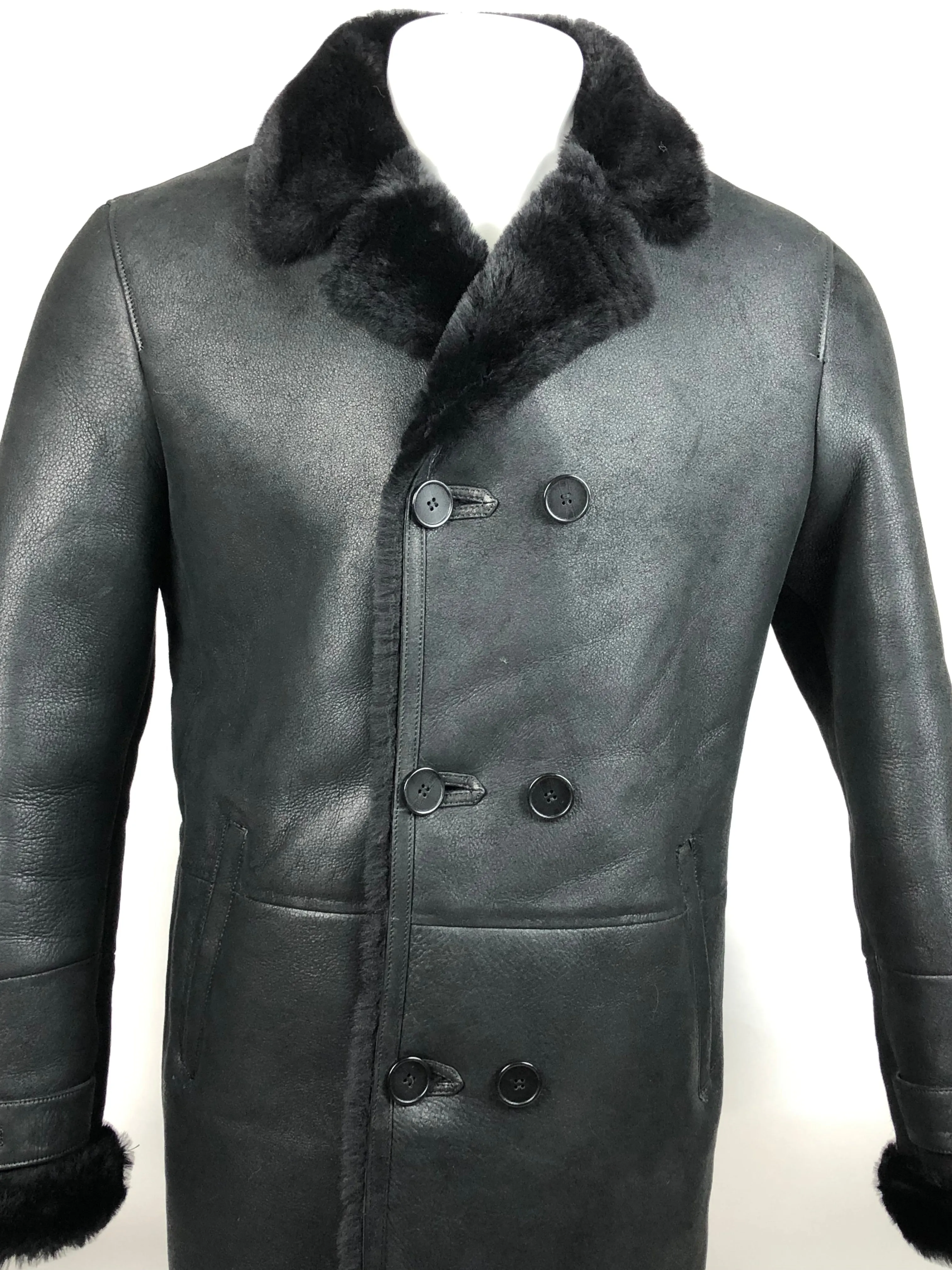 Mens Paris 3/4 Shearling Jacket