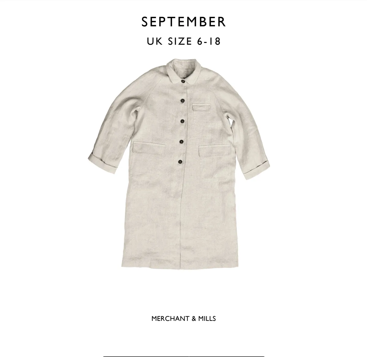 Merchant   Mills -  September Jacket