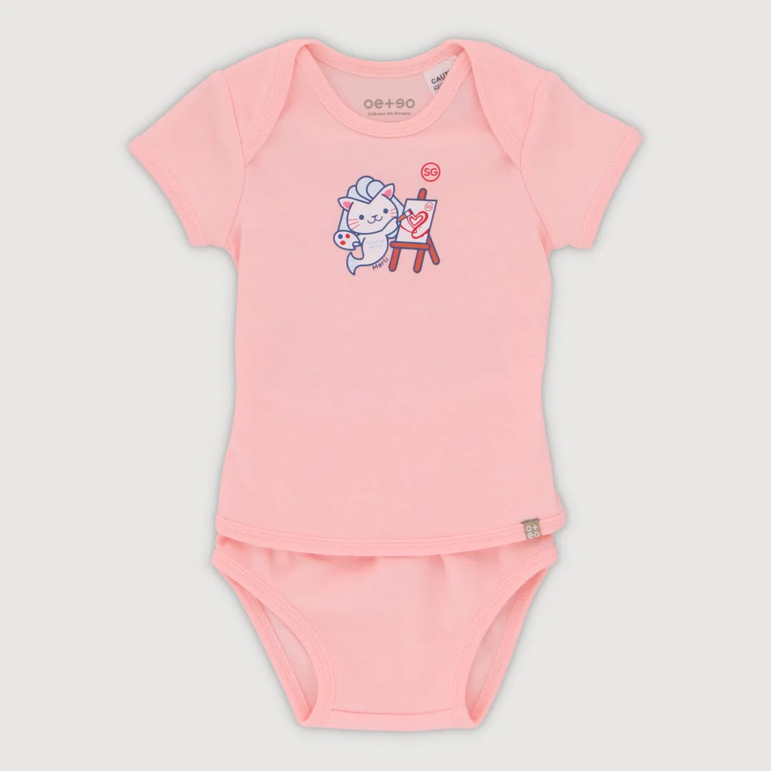 Merli Baby Easyeo Romper (Pink)