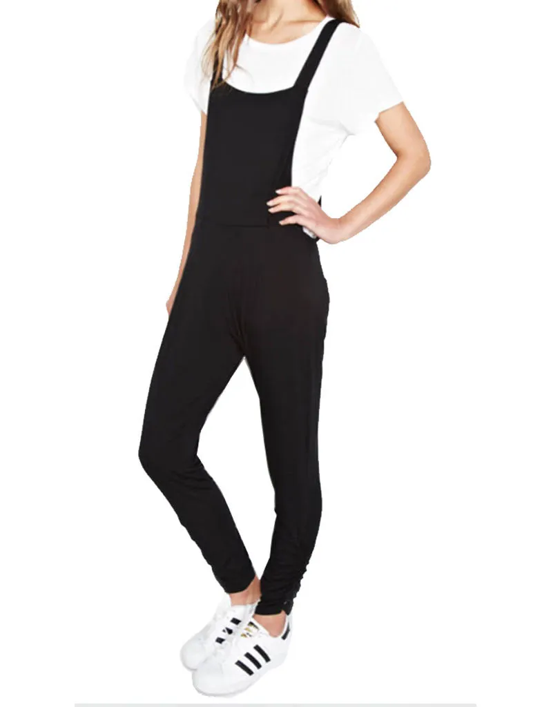 Michael Lauren Paco Overall Pants in Black