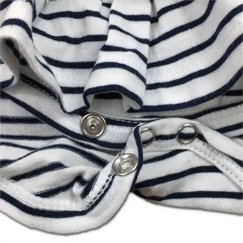 Michigan Stripes 'n Ruffles Skirted Romper (Only 12M Left)