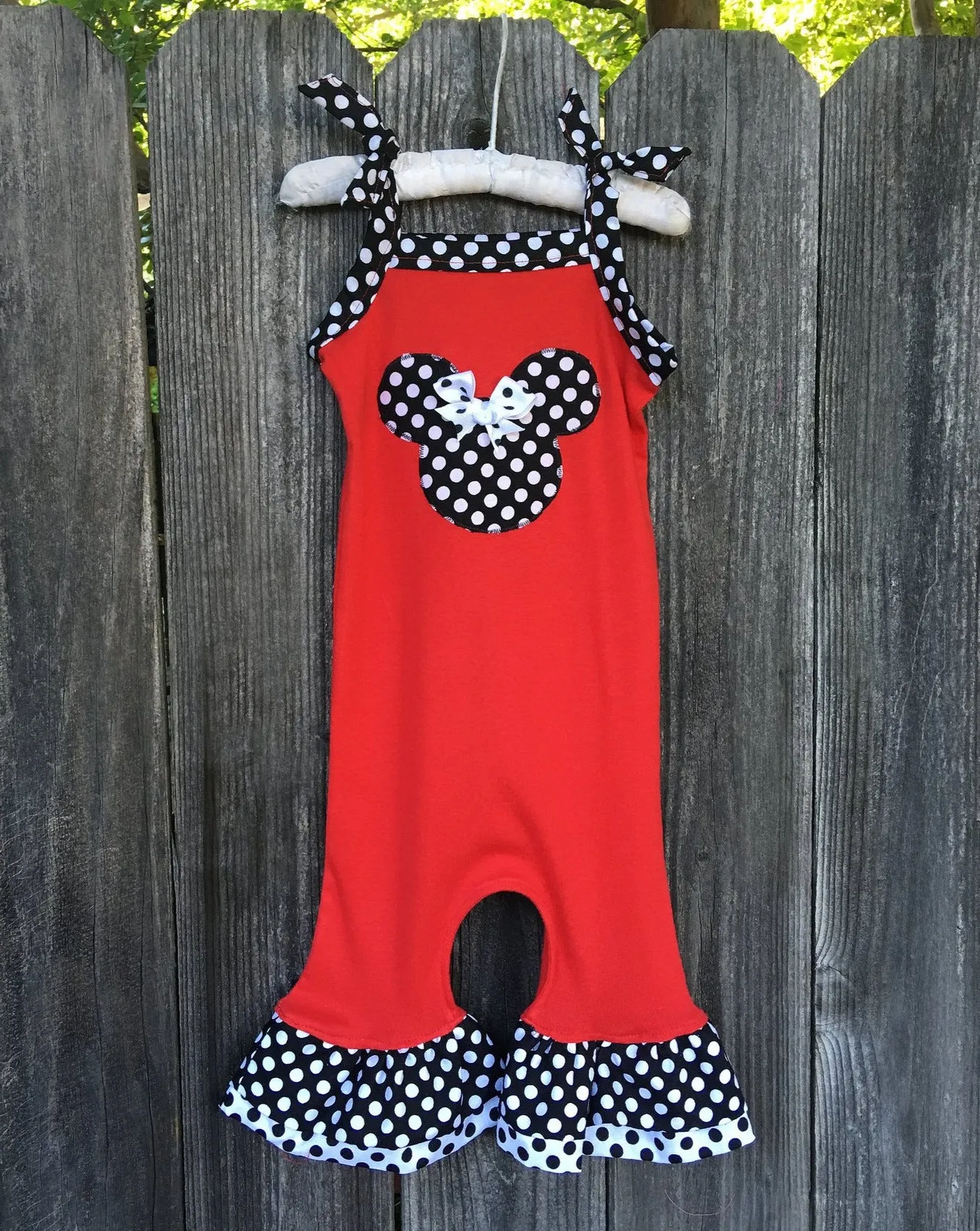 Minnie Mouse Romper Outfit