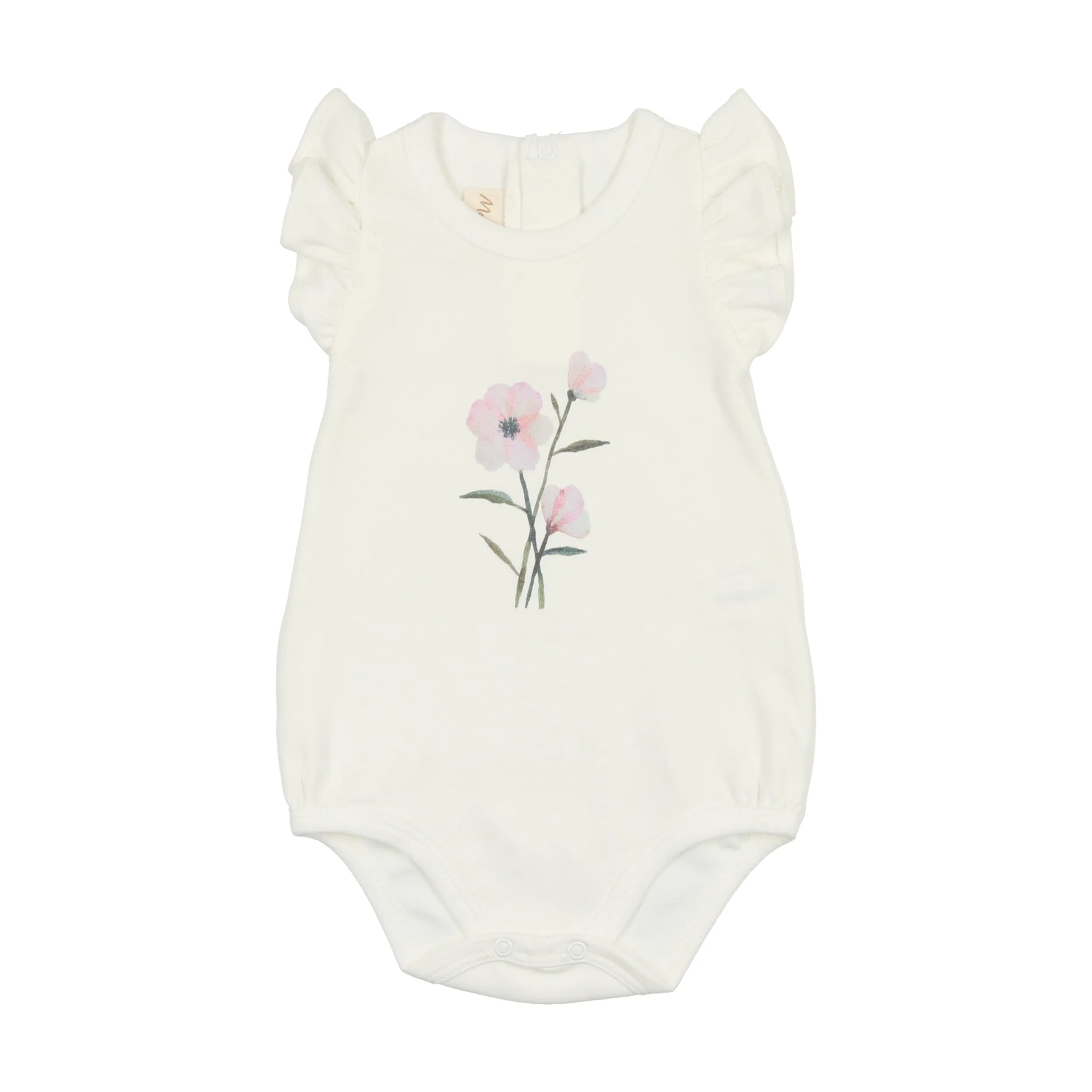 Mon Tresor Ivory Whimsical Blooms Romper