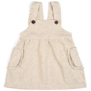 ORGANIC Oatmeal GIRLS OVERALL