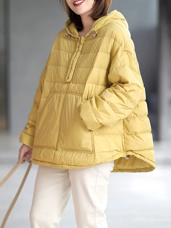 Original Solid Hooded Duck Down Coat