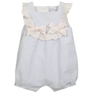 Patachou Grey Striped Romper