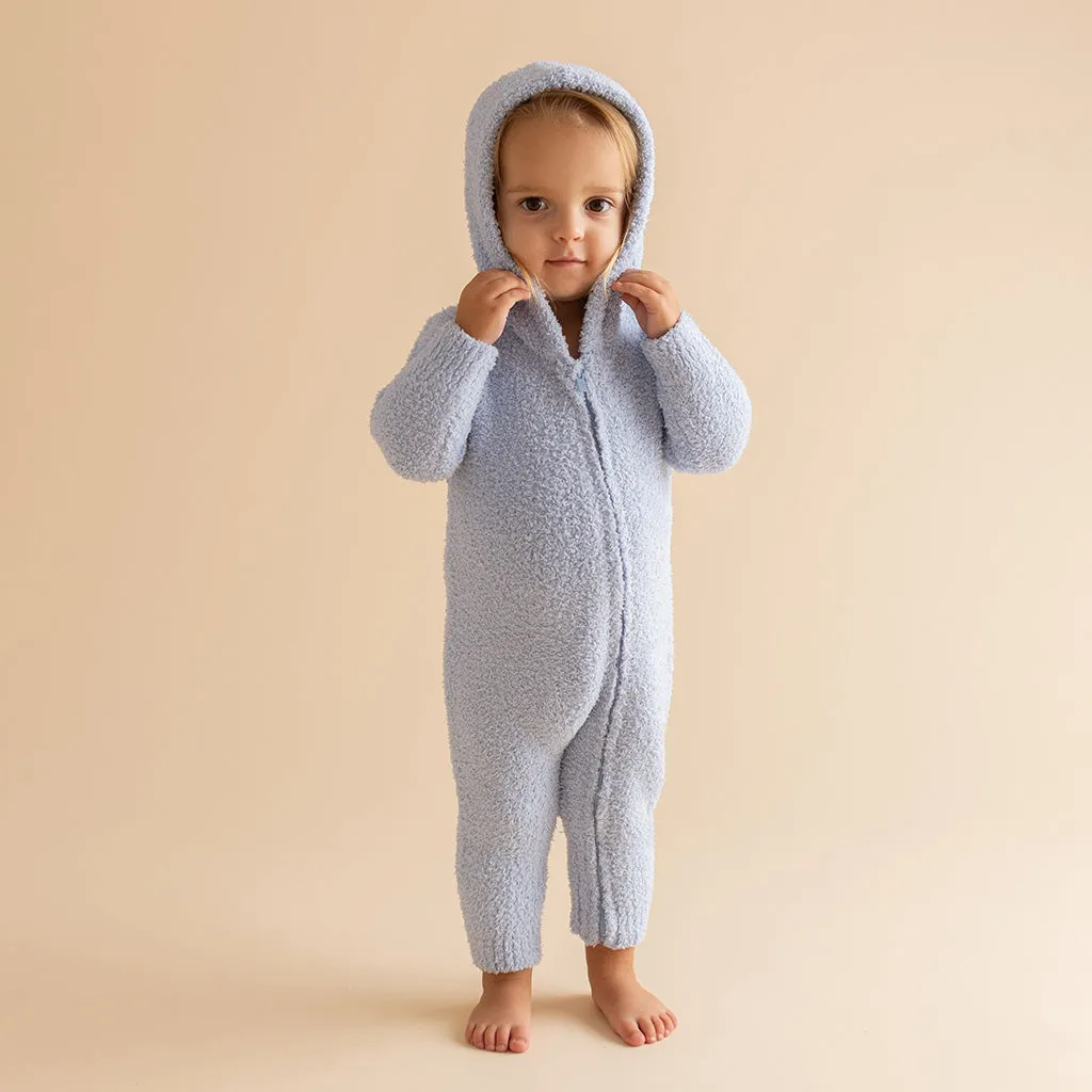 Periwinkle Cuddle Hooded Romper