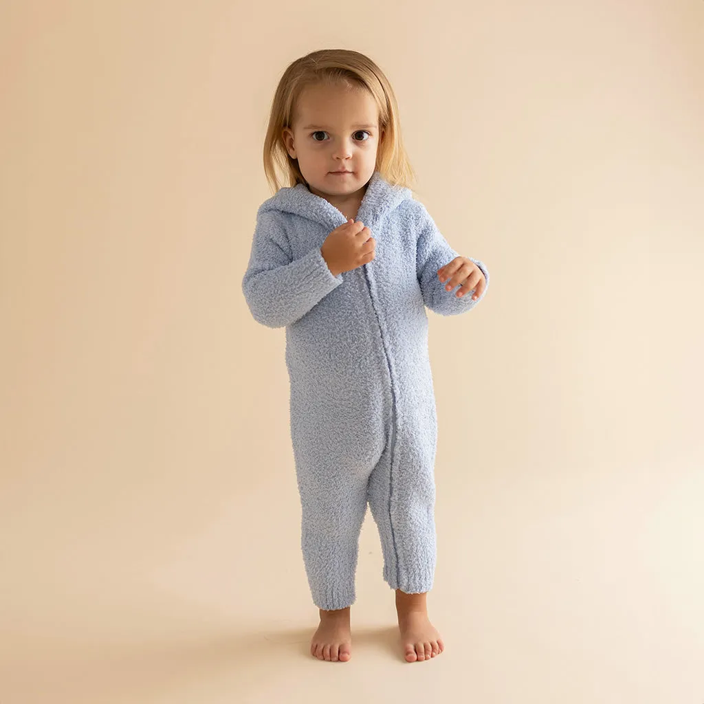 Periwinkle Cuddle Hooded Romper