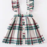 Plaid Overall Skirt