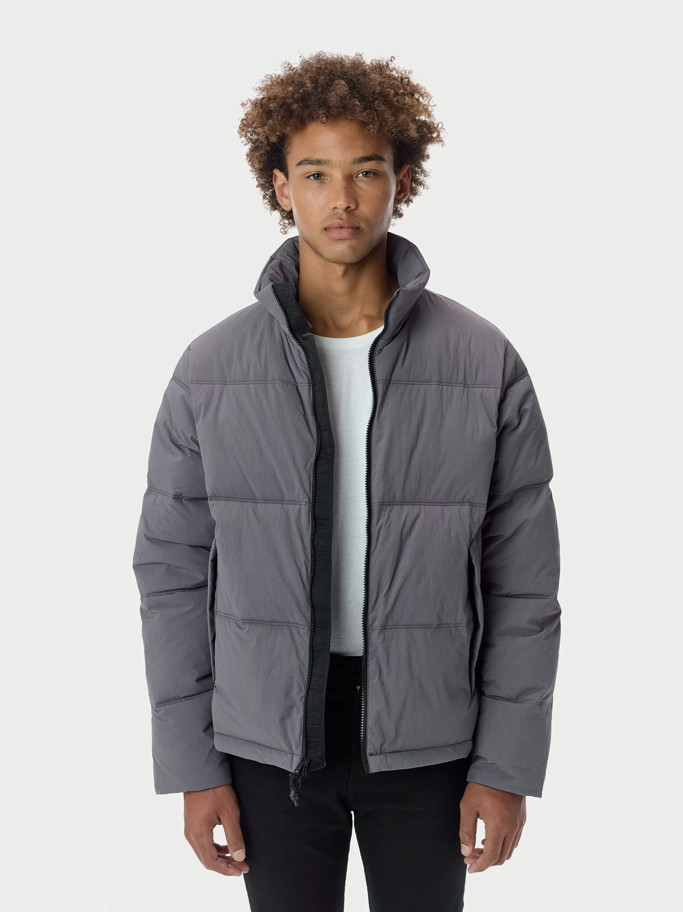 Puffer Coat - Grey