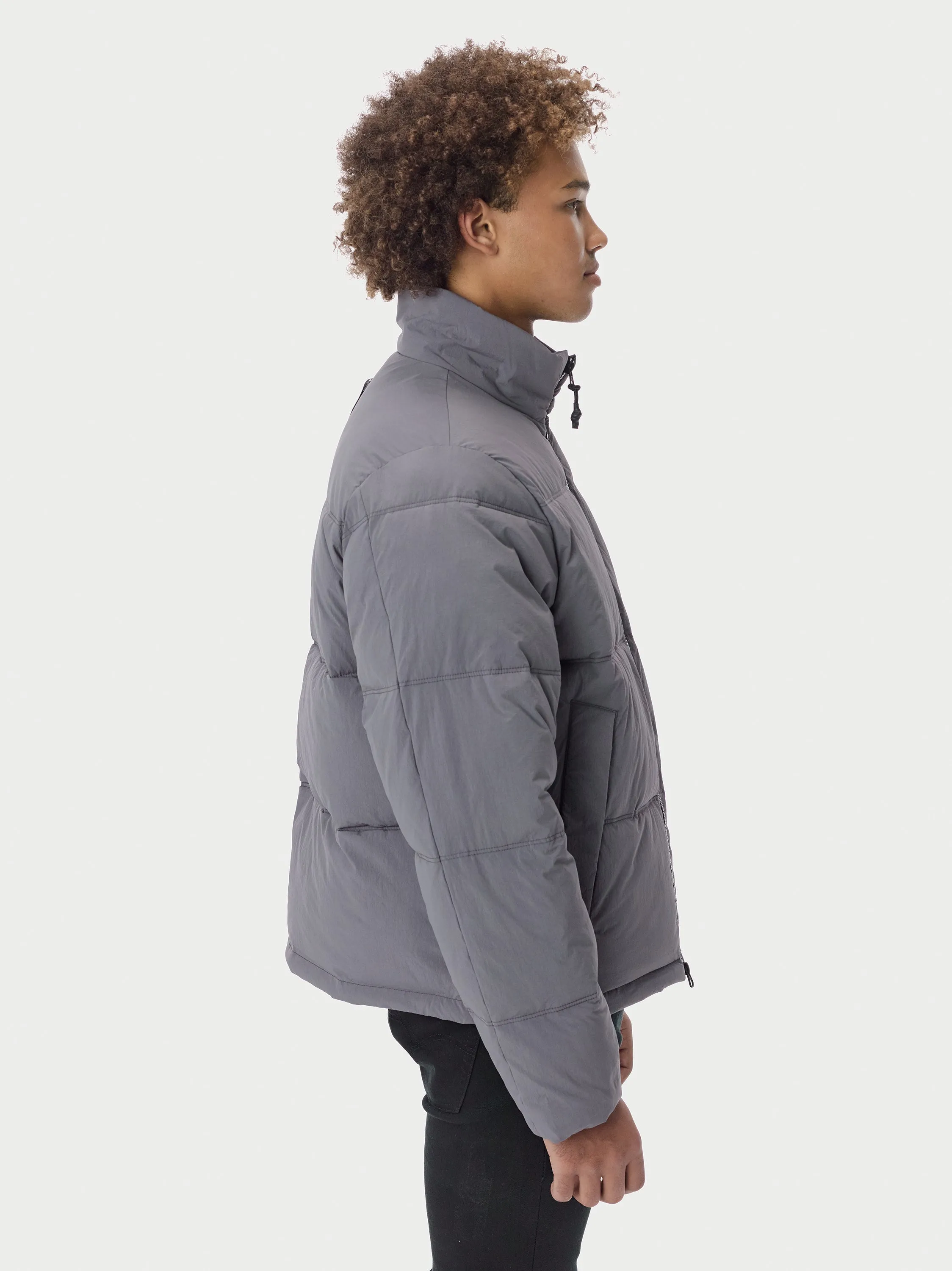 Puffer Coat - Grey