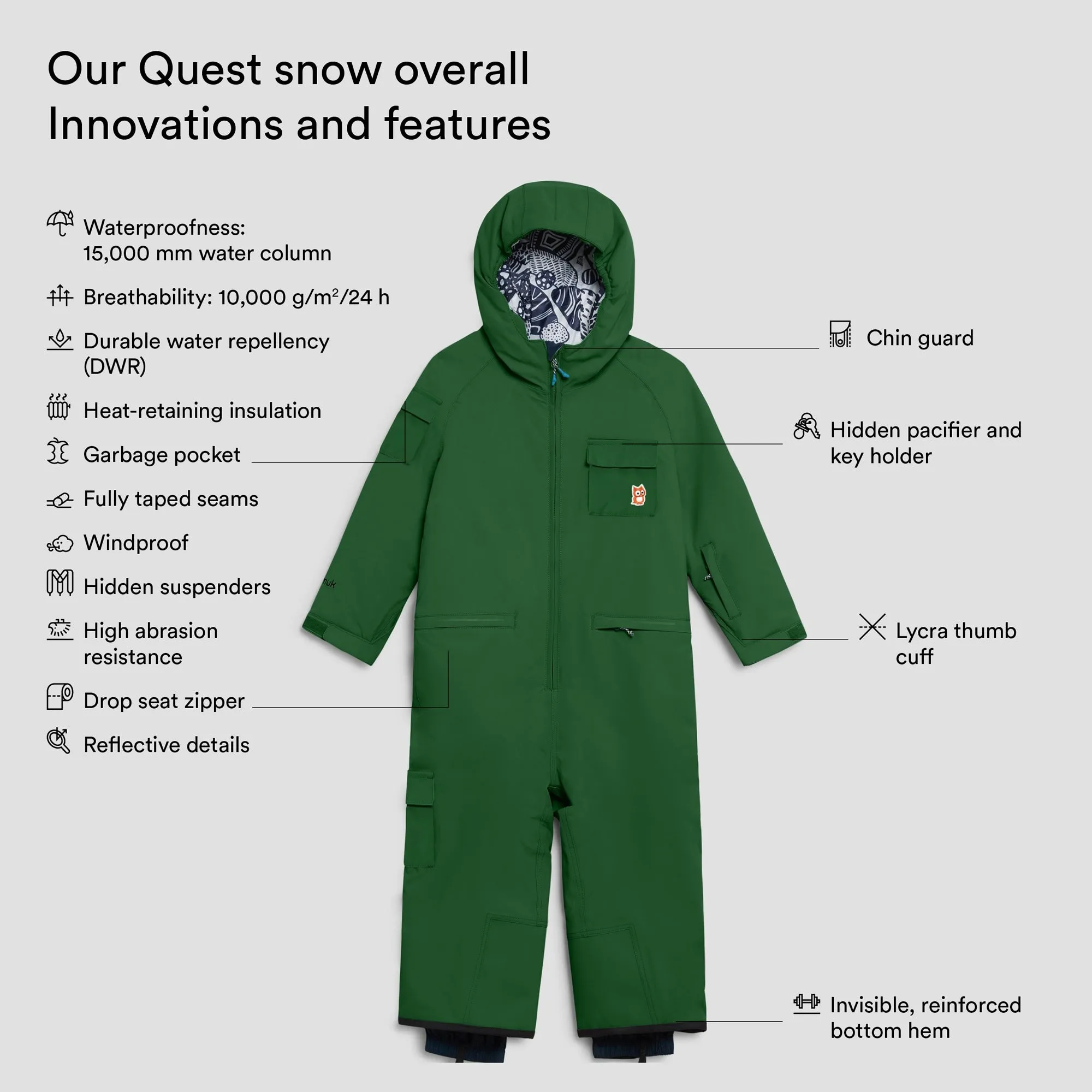 Quest snow overall