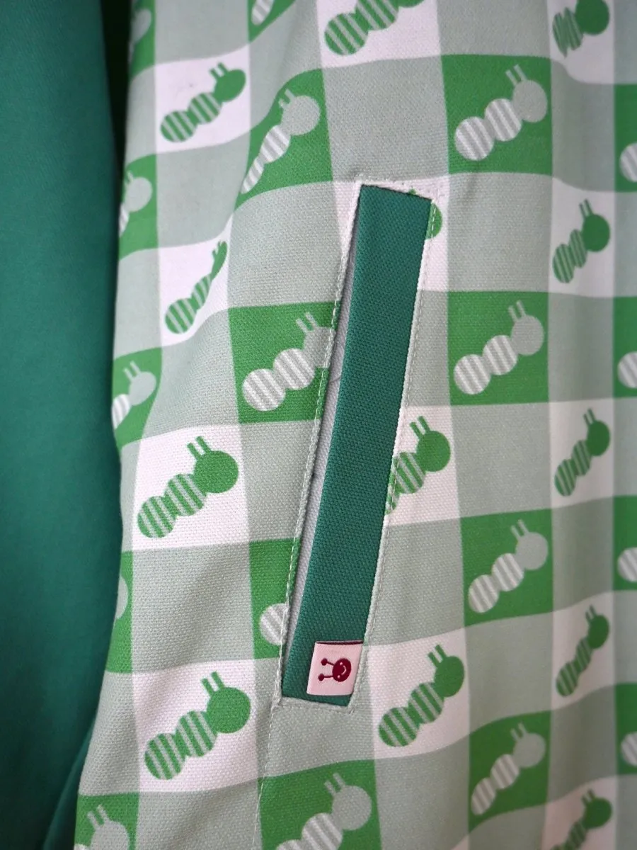 "Caterpillar Gingham" Jacket - Green Duck (ONE-OFF)