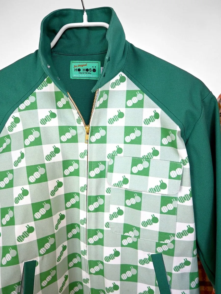 "Caterpillar Gingham" Jacket - Green Duck (ONE-OFF)