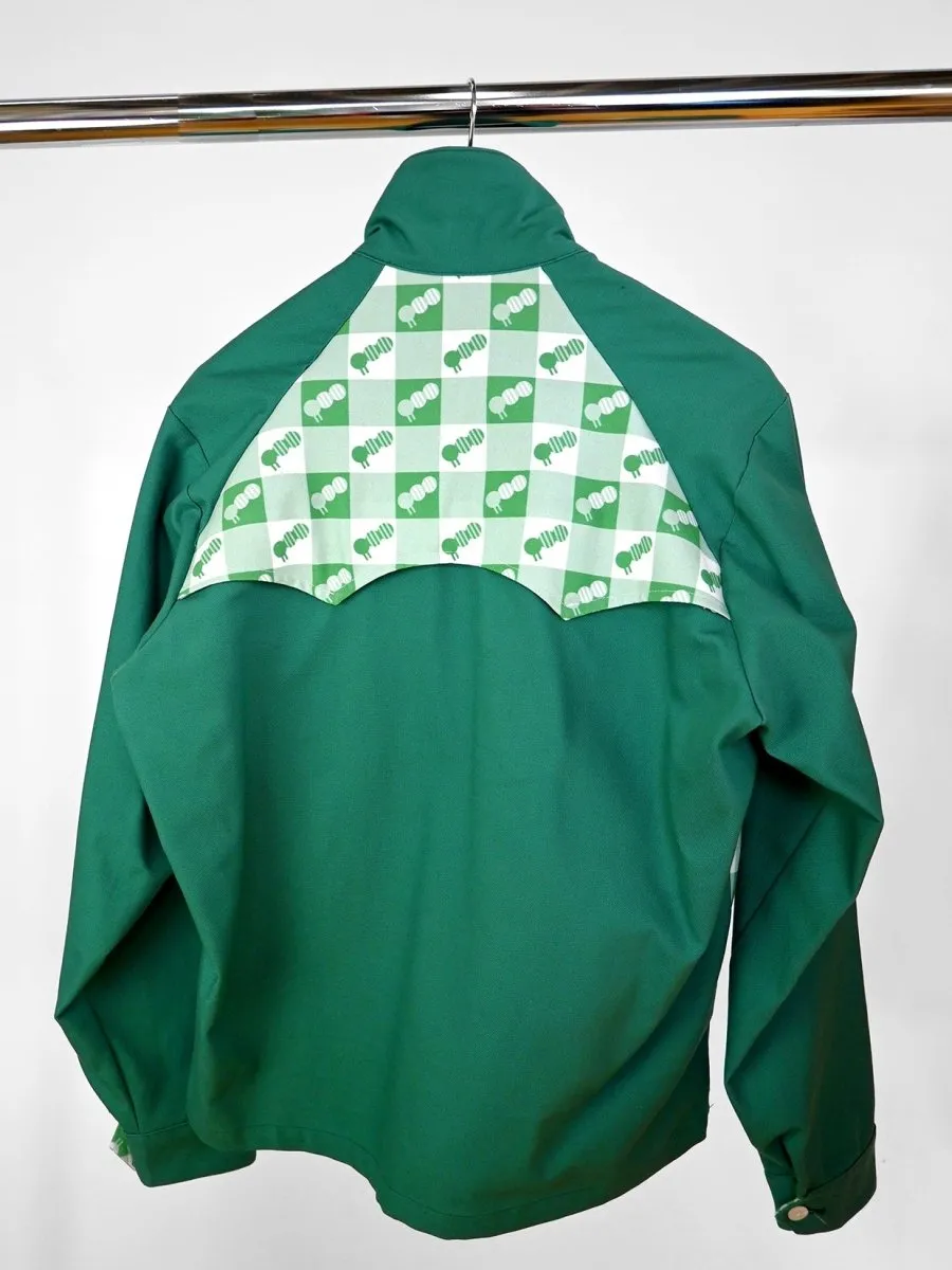 "Caterpillar Gingham" Jacket - Green Duck (ONE-OFF)