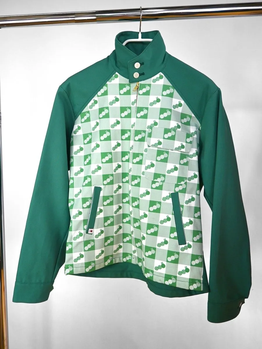 "Caterpillar Gingham" Jacket - Green Duck (ONE-OFF)