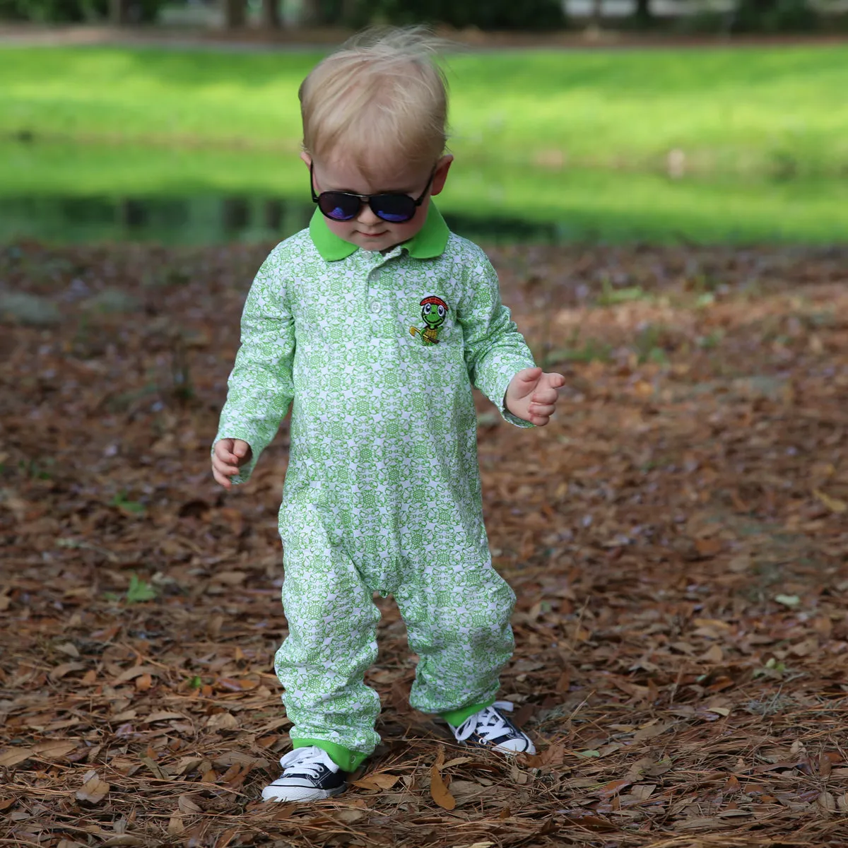 Retro Print Caddie Romper