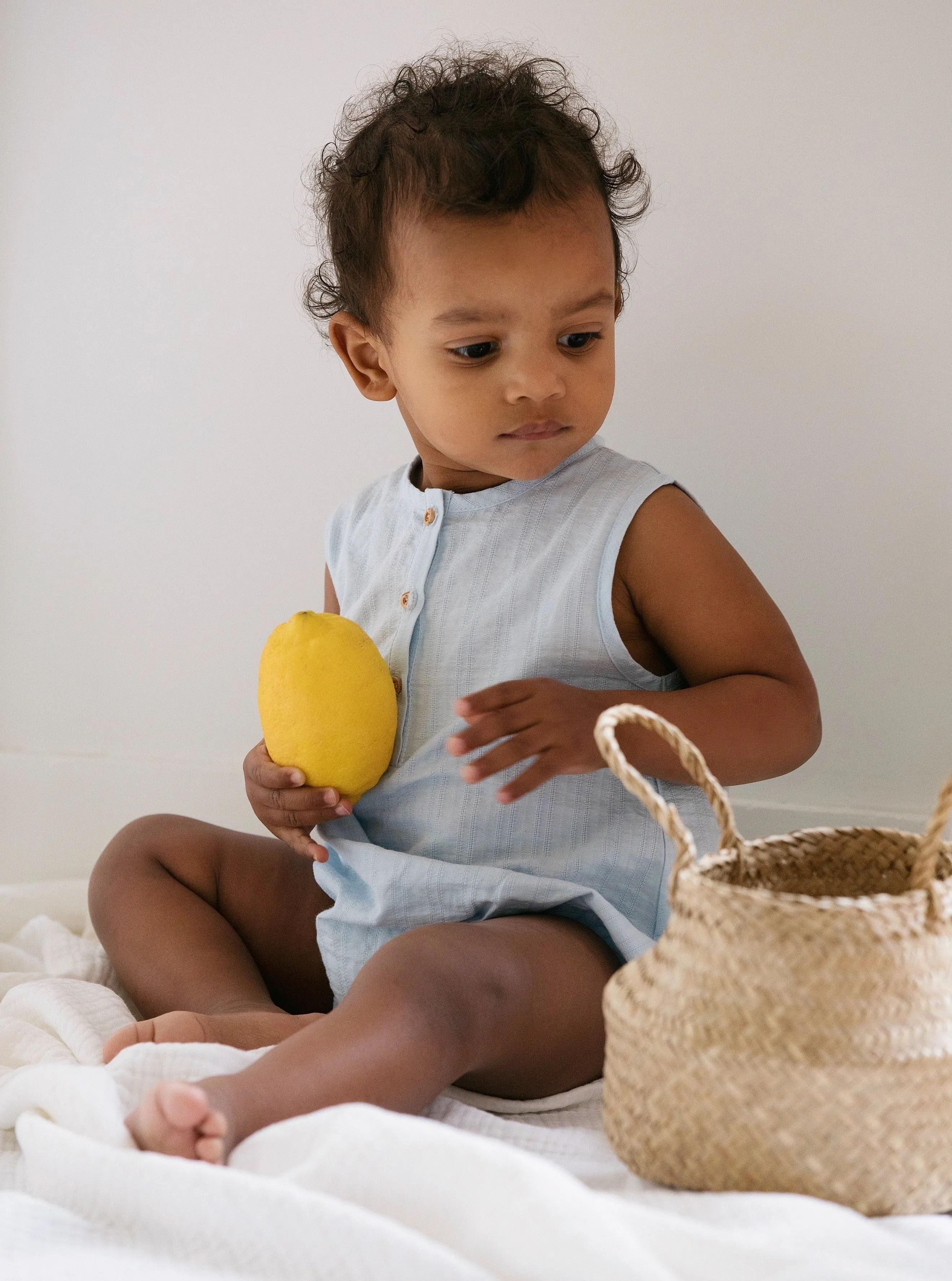 Romper Blue