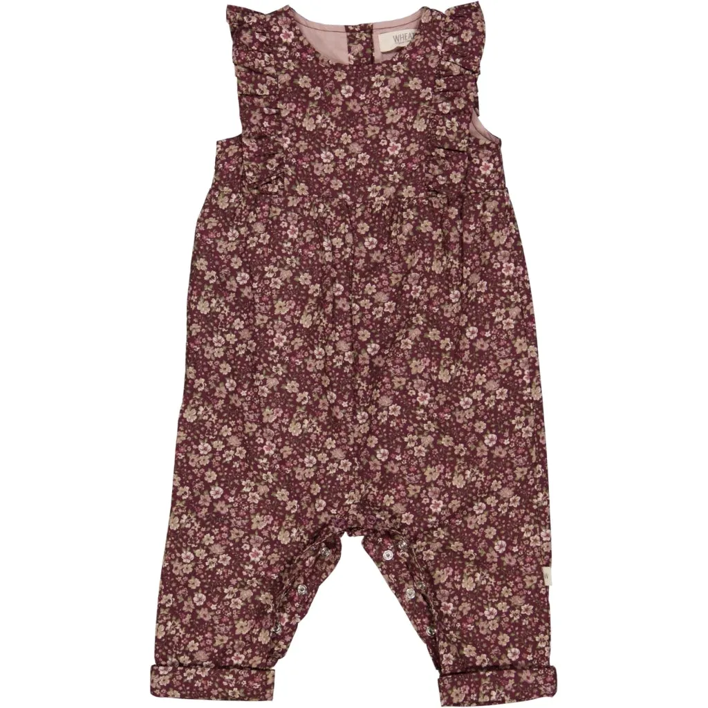 Romper Milia - mulberry flowers