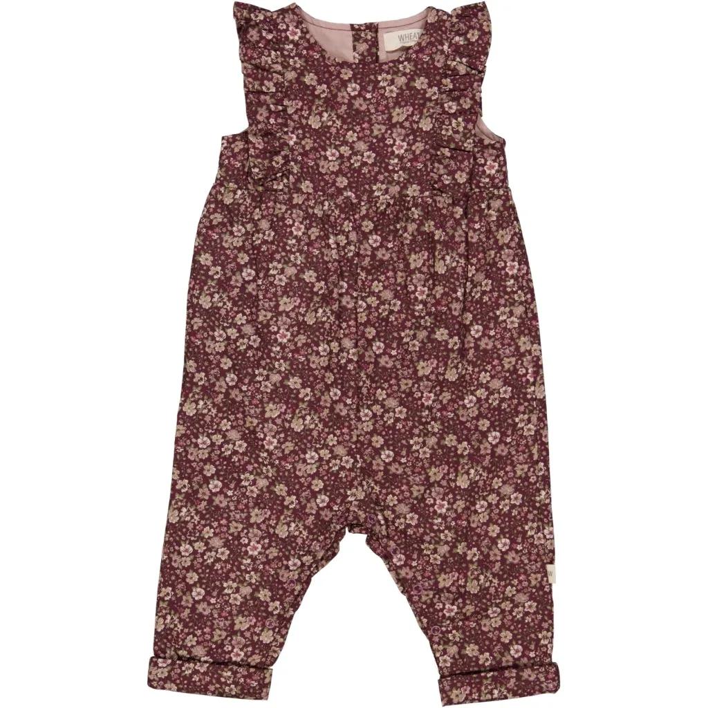 Romper Milia - mulberry flowers