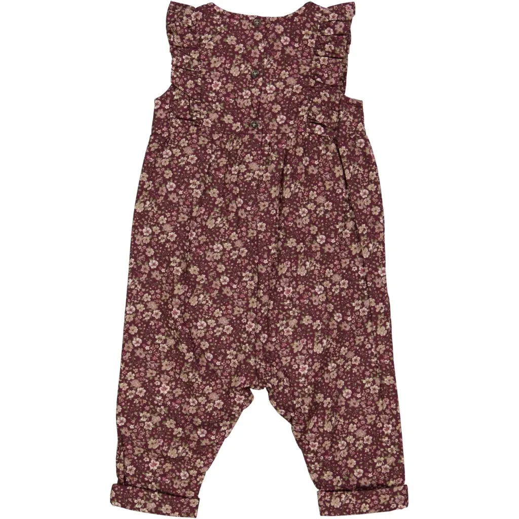 Romper Milia - mulberry flowers