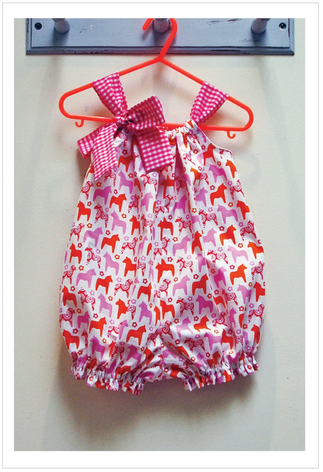 Romper pdf sewing pattern PRETTY BABY for babies & toddlers 3 months to 4 years.