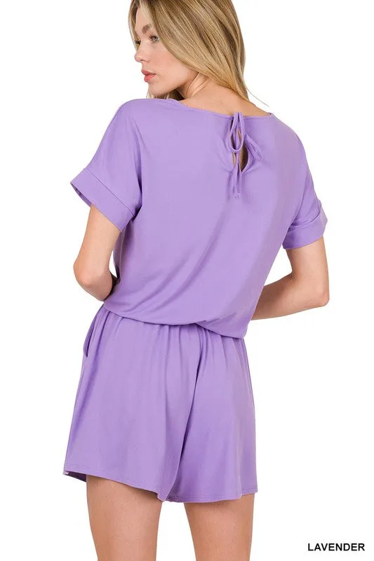 ROMPER WITH POCKETS (3 Colors)