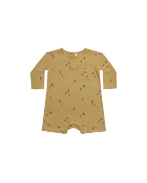 Rylee   Cru Dash Romper - Trees | Gold