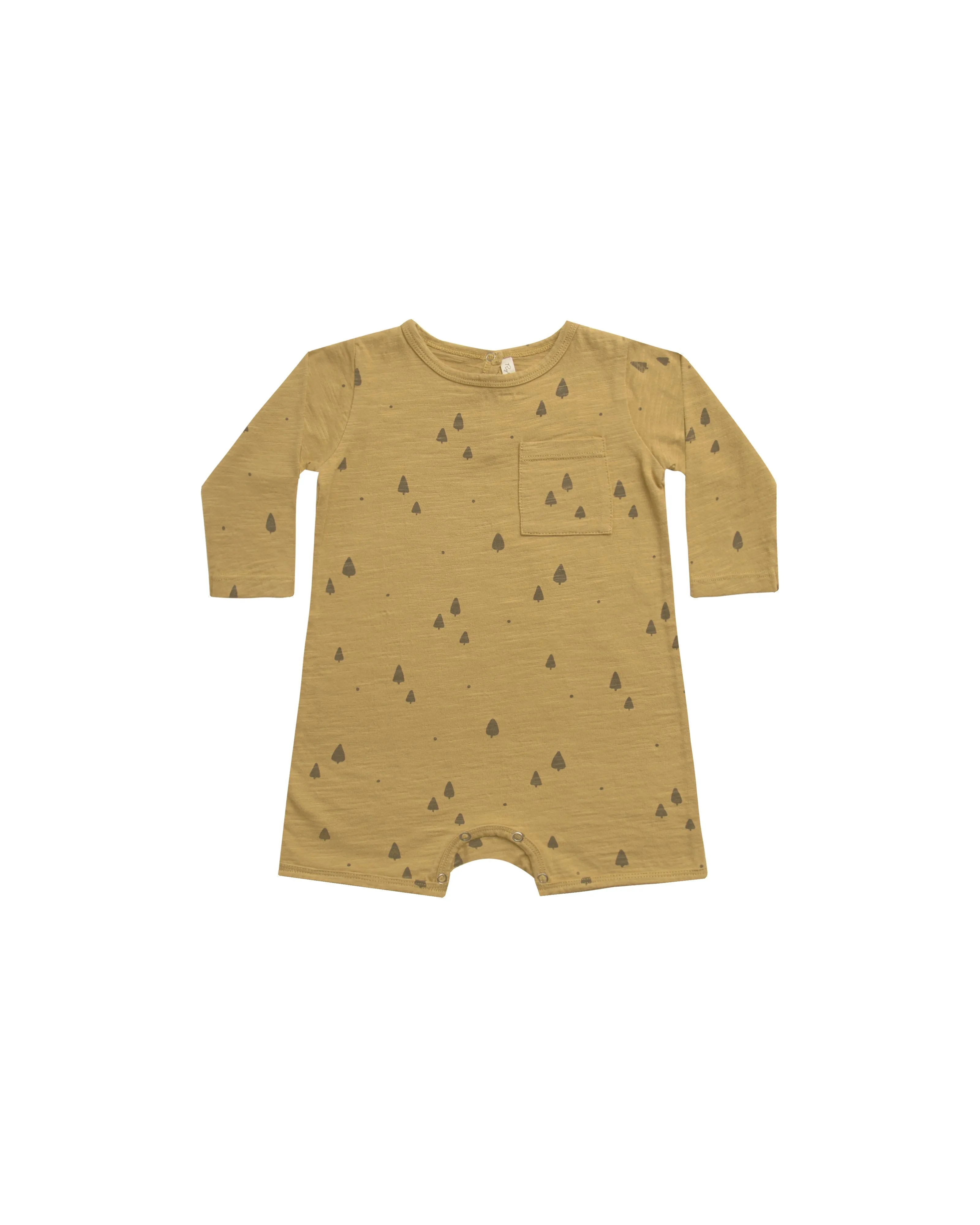 Rylee   Cru Dash Romper - Trees | Gold