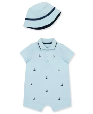 Sailboat Romper-Hat