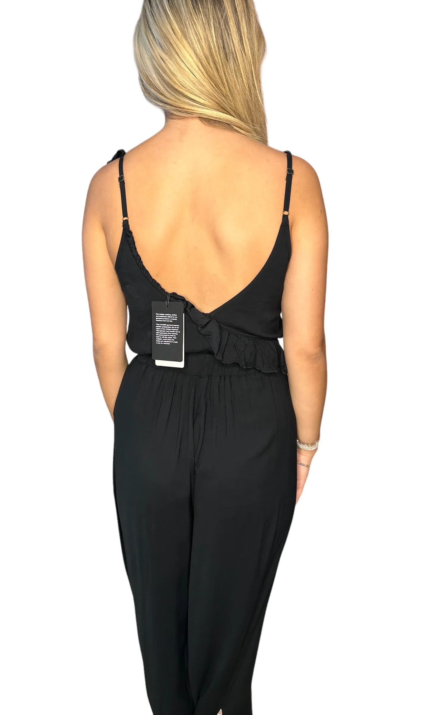 Shadow Black Jumpsuit