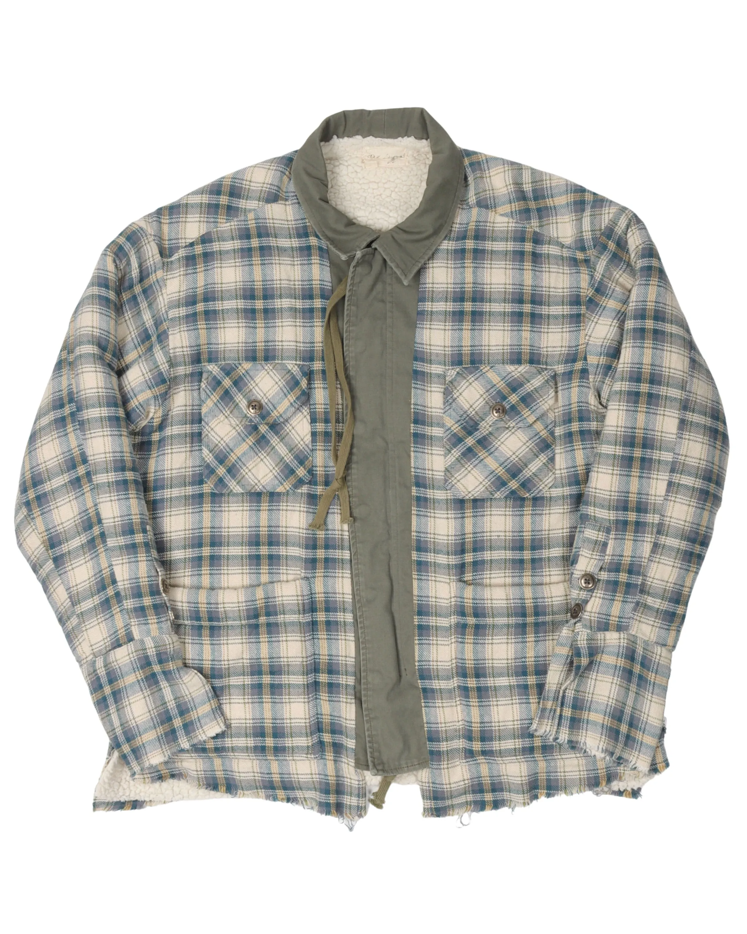 Shearling Flannel Work Jacket