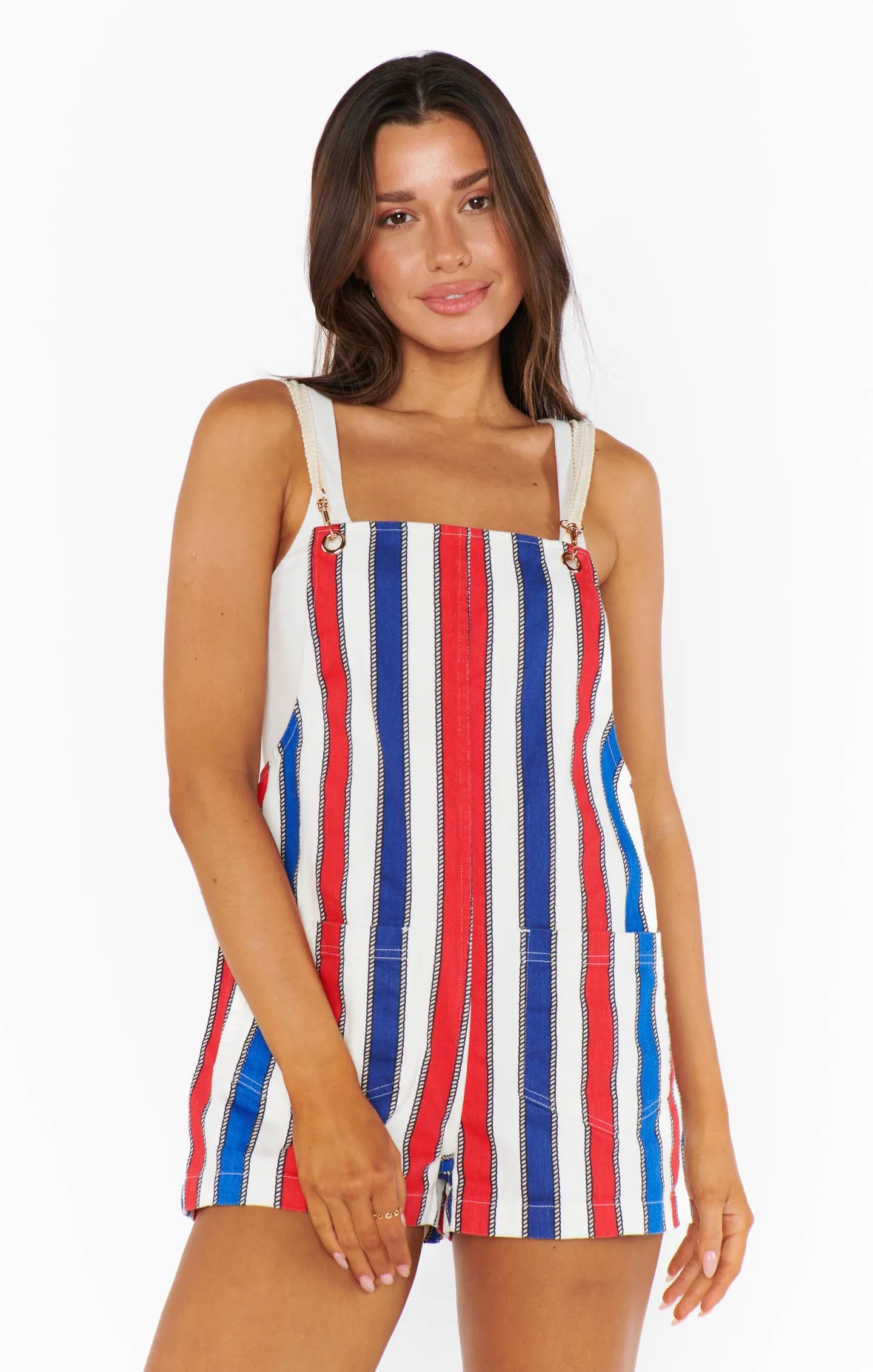 Show Me Your Mumu Trude Romper in Yacht Club