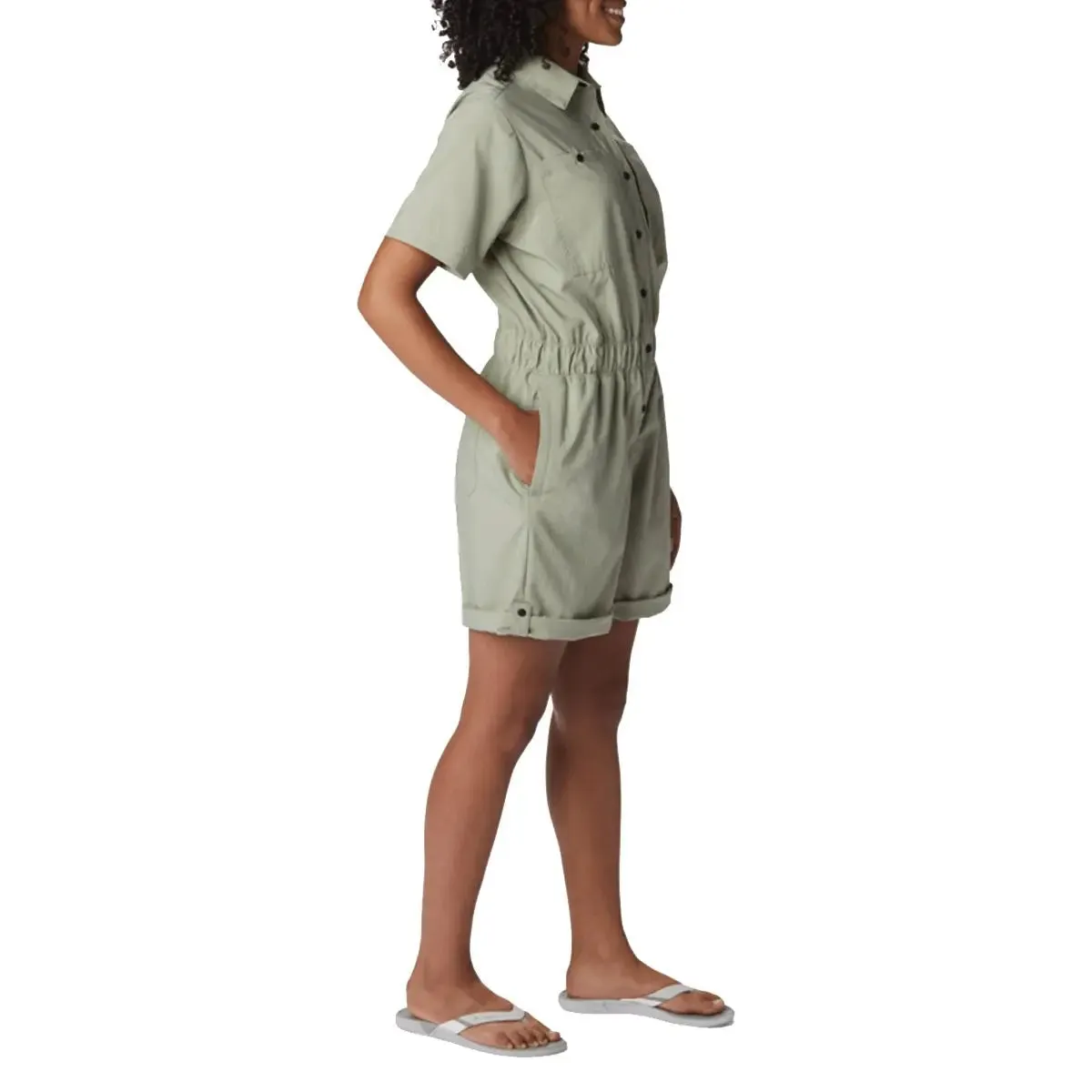 Silver Ridge Utility™ Romper - Safari