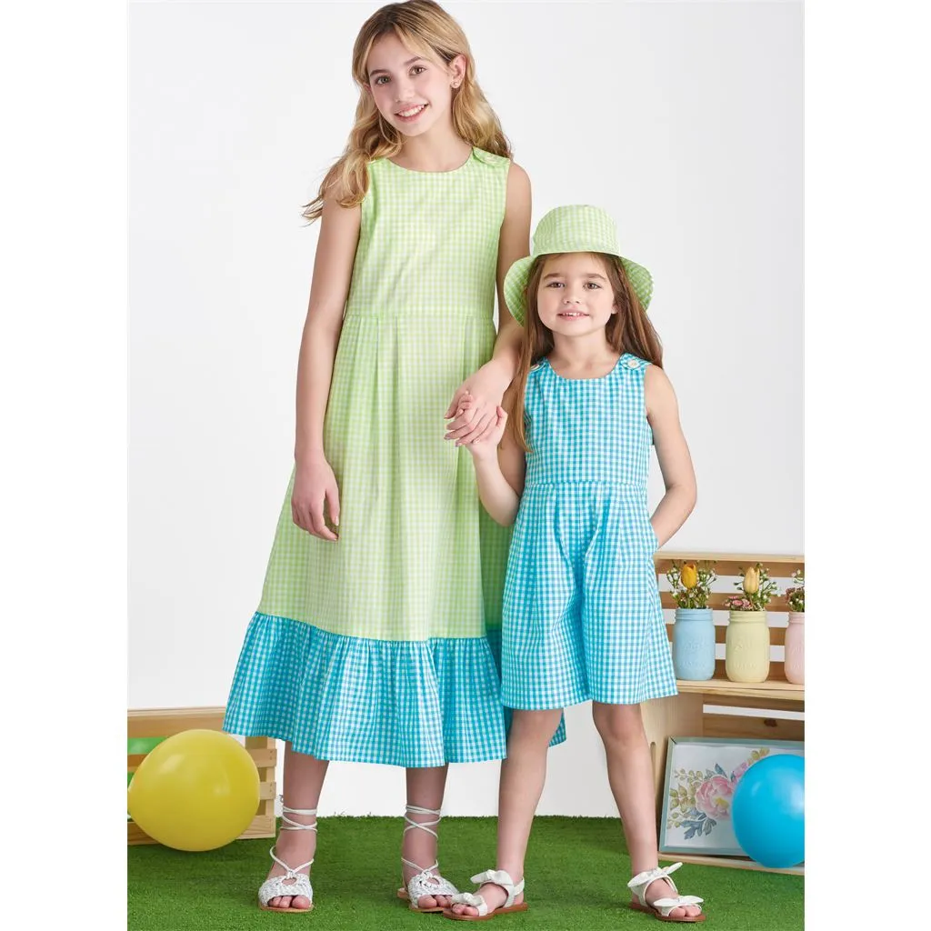 Simplicity Sewing Pattern S9617 Children's and Girls' Jumpsuit, Romper and Dress